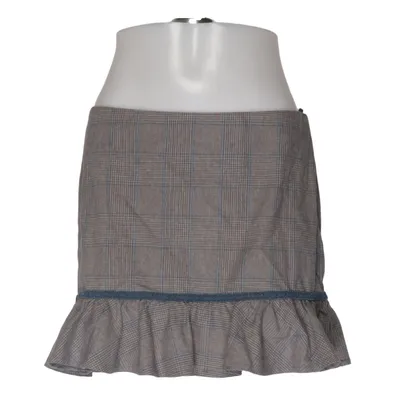 Skirt (Gray, Blue) from Sisley Acrylic, Cotton