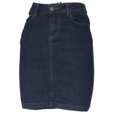 Jeansnederdel (Jane Skirt) fra Cubus Denim Bomuld, Elastan, Polyester