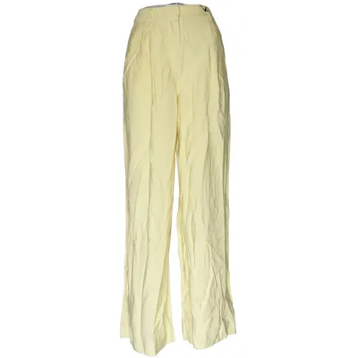 Pantalon patte d'éléphant (Jaune) de Pimkie Polyester, Viscose