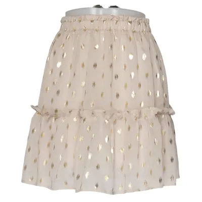 Rock (Beige, Gold) von Vintage Dressing Polyester, Viskose