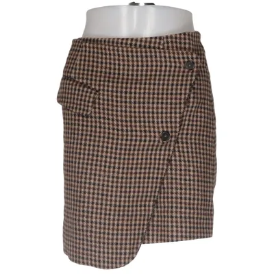 Nederdel (Brun, Beige) fra One and Other Polyester, Viscose, Uld