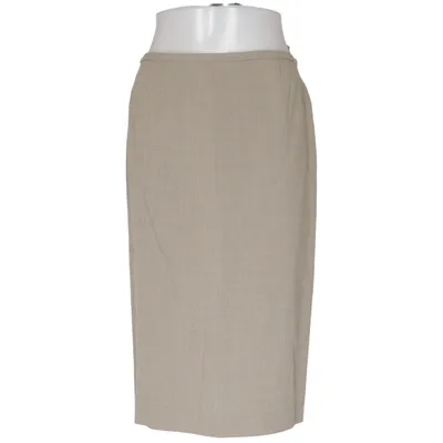 Nederdel (Beige) fra MaxMara Polyamid, Viscose, Uld