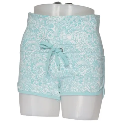 Sweatshorts (Turkis, Hvid) fra H&M Sport Bomuld, Elastan