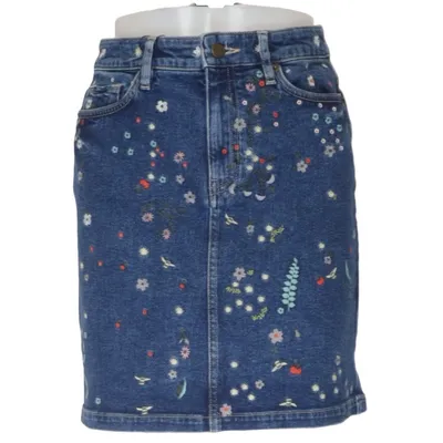 Jupe en jean (Bleu, Multicolore) de White Stuff Coton, Élasthane, Polyester