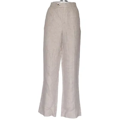 Kostuumbroek (Dori High) van Lene Sand Elastaan, Linnen, Polyester