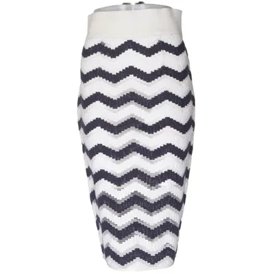 Jupe (Noir, Blanc) de Milly Coton, Élasthane, Polyamide, Polyester, Viscose