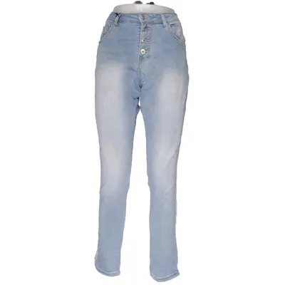 Jeans (Blå) från Place du Jour Bomull, Elastan
