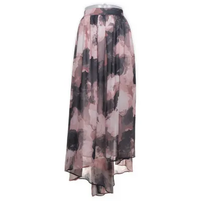 Långkjol (Rosa, Svart, Grå) från Yumi Polyester