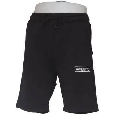 Sweat shorts (Black) from Vanquish Elastane, Polyester