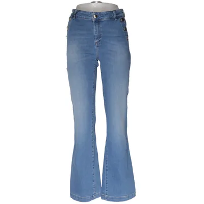 Spijkerbroek (Blauw) van Maison 123 Katoen, Elastaan, Polyester
