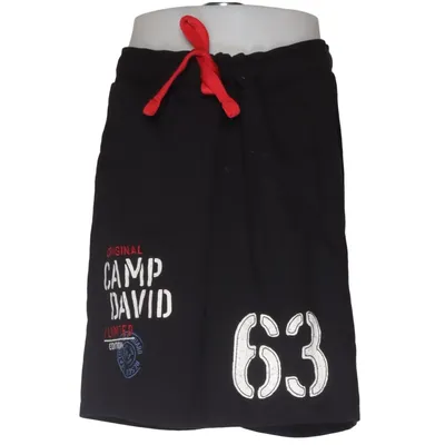 Short de jogging (Noir) de Camp David Coton, Polyester