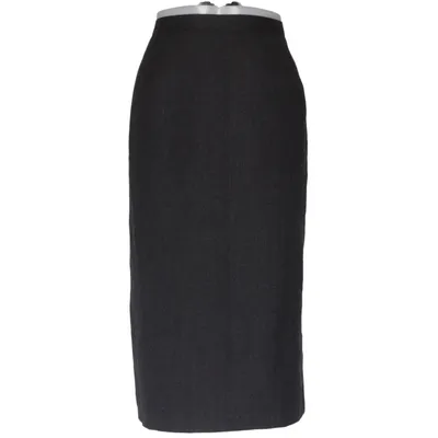 Skirt (Gray) from EWM Polyester, Wool