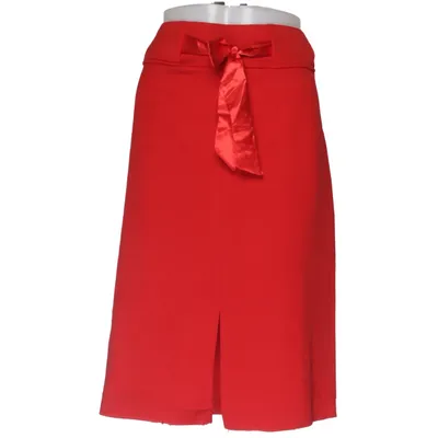 Jupe (Rouge) de Long Island Coton, Élasthane, Polyester