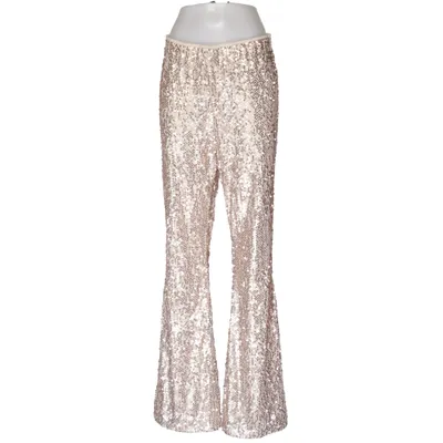 Palazzo pants (Beige, Silver) from Lindex Polyester