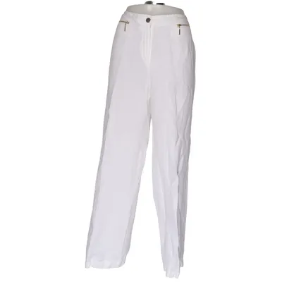 Broek (Wit) van JM Collection Linnen, Viscose