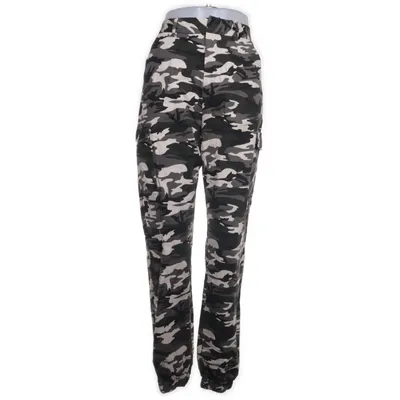 Cargo broek (Groen, Beige, Meerkleurig) van PrettyLittleThing Katoen, Viscose