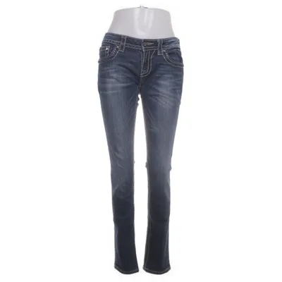 Jeans (Blå) från Miss Me Bomull, Elastan, Polyester