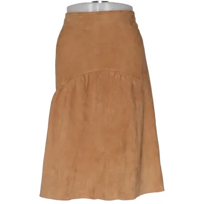 Jupe en cuir (Marron) de Ann Llewellyn Cuir, Polyamide, Polyester