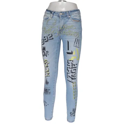 Jeans (Blue, Black, Yellow) from FB Sister Cotton, Elastane, Polyester