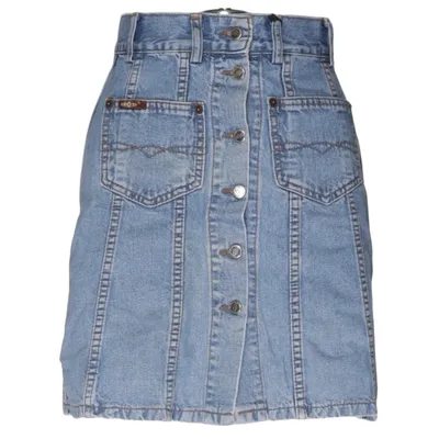 Jupe en jean (Bleu) de Cross Jeans Coton