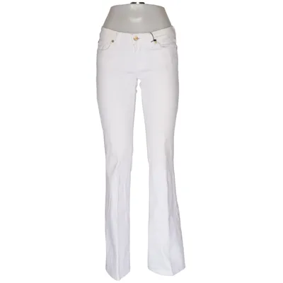 Jeans (Vit) från 7 for All Mankind Bomull, Polyuretan