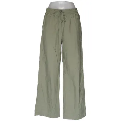 Palazzobukser (Grøn) fra H&M Premium Quality Linned, Bomuld