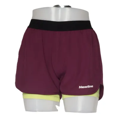 Trainingsshorts (Lila, Geel) van Newline Elastaan, Polyester