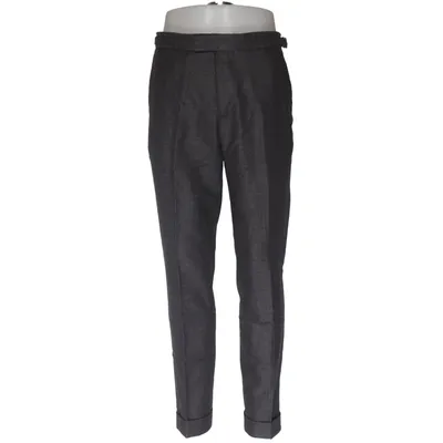 Suit pants (Gray) from H&M Wool, Polyester