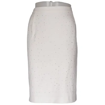 Kjol (Vit) från Pompöös Elastan, Polyester, Viskos