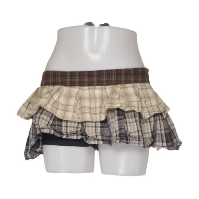 Rok (Bruin, Beige, Blauw) van Edikted Katoen