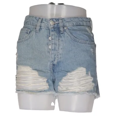 Denim shorts (Blauw) van Review Katoen
