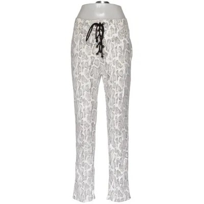 Pantalon (Blanc, Marron) de Jagger & Stone Polyester