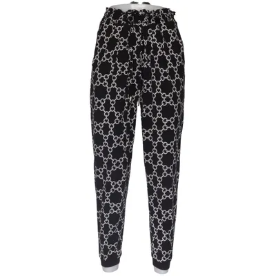 Pants (Black, White) from Miss Miss Elastane, Polyester