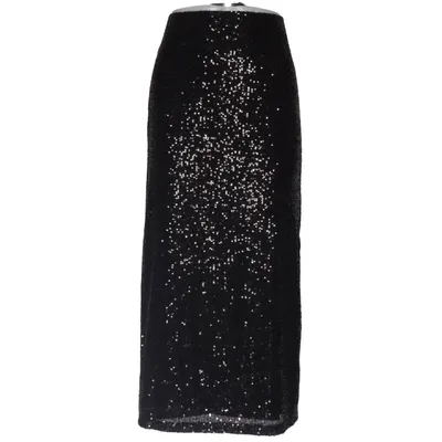 Maxi nederdel (Sort) fra Ellos Elastan, Polyester