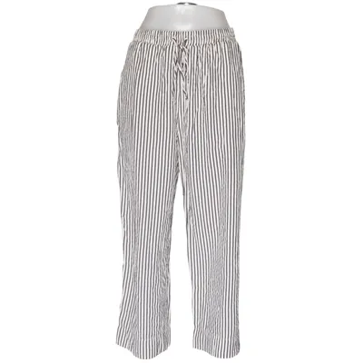 Palazzo pants (Black, White) from Stradivarius Polyester, Viscose
