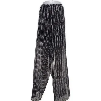 Pantalon patte d'éléphant (Noir, Blanc) de AnnaLisa Polyester