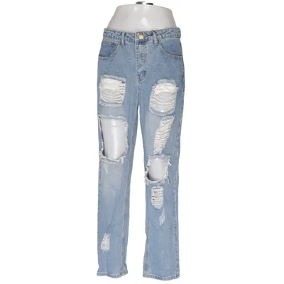 Jean (Bleu) de Boohoo Blue Coton, Polyester
