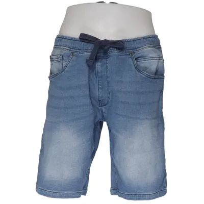 Short en jean (Bleu) de Livergy Coton, Élasthane, Polyester
