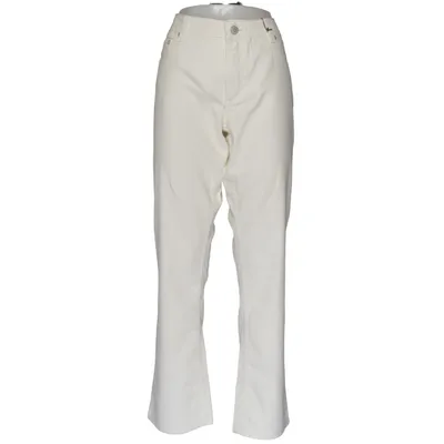 Jeans (Vit) från Brenda Bomull, Elastan, Polyester