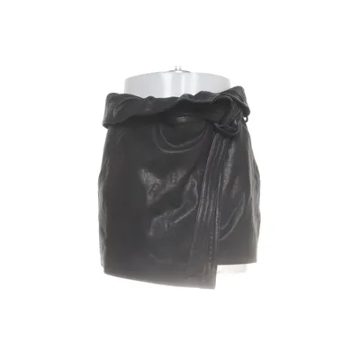 Jupe en cuir (Noir) de Maison Scotch