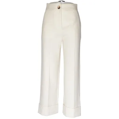 Jakkesætsbukser (Beige) fra Sézane Bomuld, Elastan, Polyester, Uld