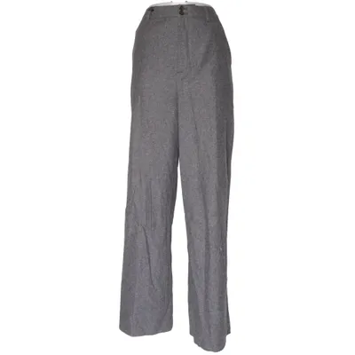 Jakkesætsbukser (LEANDRA) fra Six Ames Polyester, Uld
