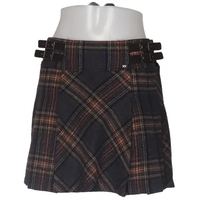 Kjol (Blå, Brun) från Mexx Akryl, Polyester, Ull