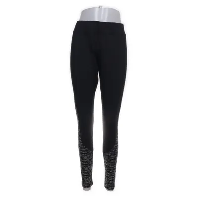 Træningsleggings (Sort, Sølv) fra New Apparel Elastan, Polyester