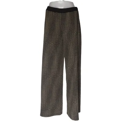 Pantalon patte d'éléphant (Vert, Noir) de Risskio Polyamide, Polyester, Viscose