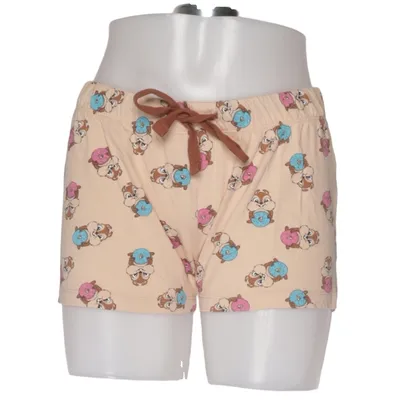 Pyjamasshorts (Beige, Flerfärgad) från Blind Date Bomull