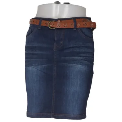 Spijkerrok (Blauw) van Janina Denim Katoen, Elastaan, Polyester
