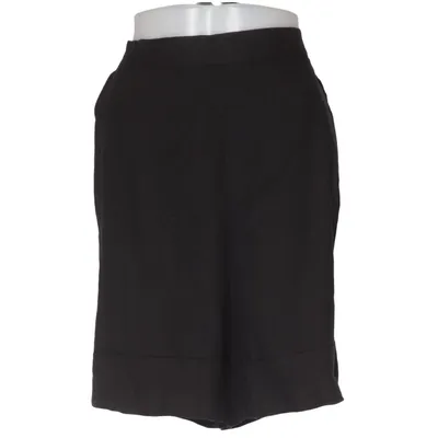 Shorts (Black) from Laura Torelli Linen, Viscose