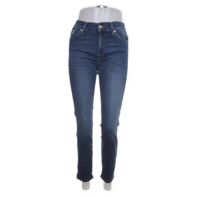 Spijkerbroek (Blauw) van 7 for All Mankind Katoen, Elastaan, Polyester