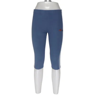 Driekwart broek (Blauw) van Adidas Katoen, Elastaan